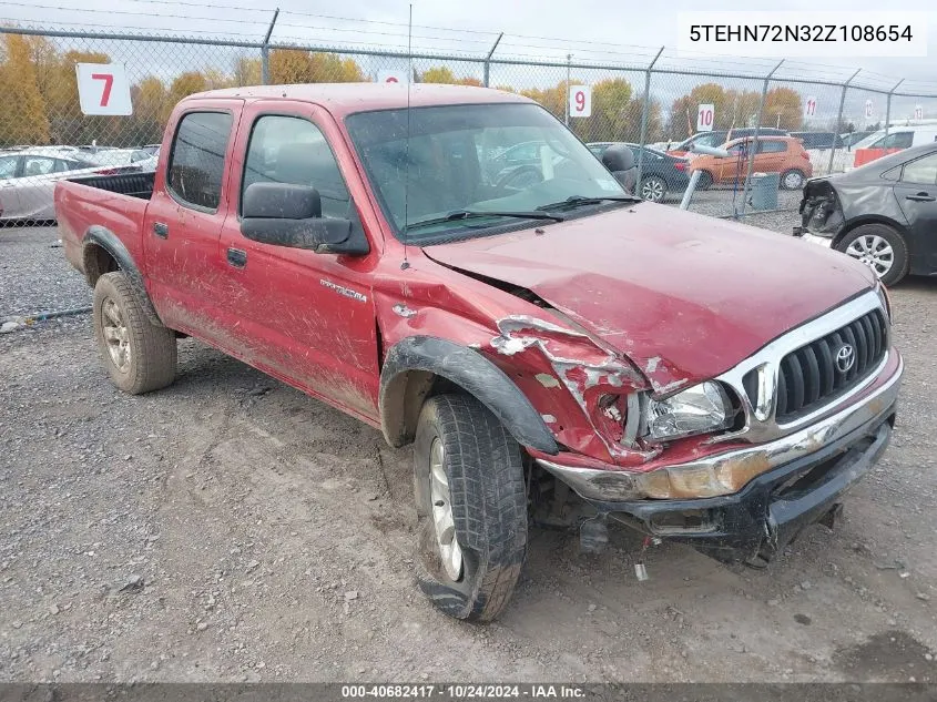 5TEHN72N32Z108654 2002 Toyota Tacoma Base V6