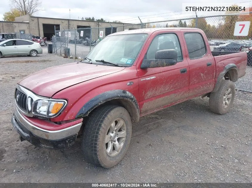 5TEHN72N32Z108654 2002 Toyota Tacoma Base V6