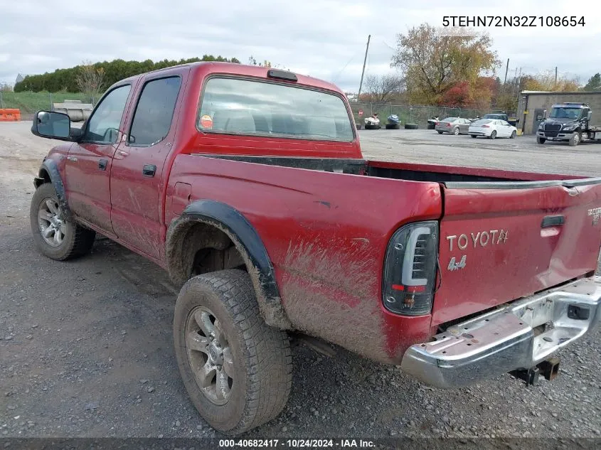 5TEHN72N32Z108654 2002 Toyota Tacoma Base V6