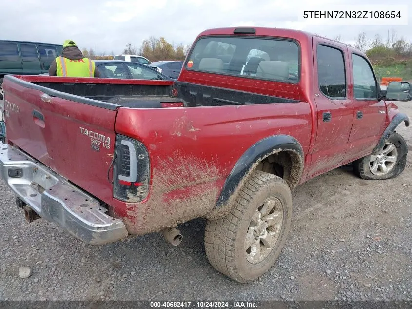 5TEHN72N32Z108654 2002 Toyota Tacoma Base V6