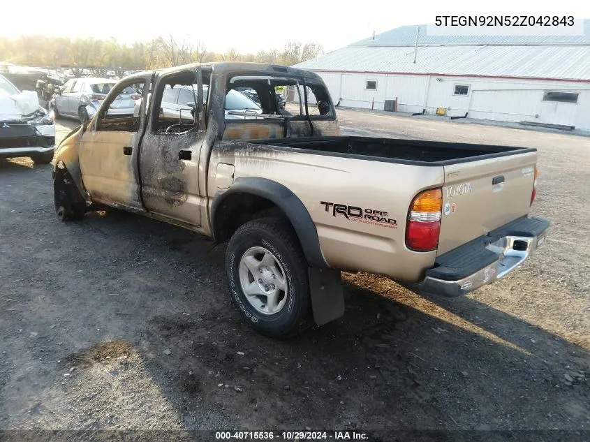 5TEGN92N52Z042843 2002 Toyota Tacoma Prerunner V6