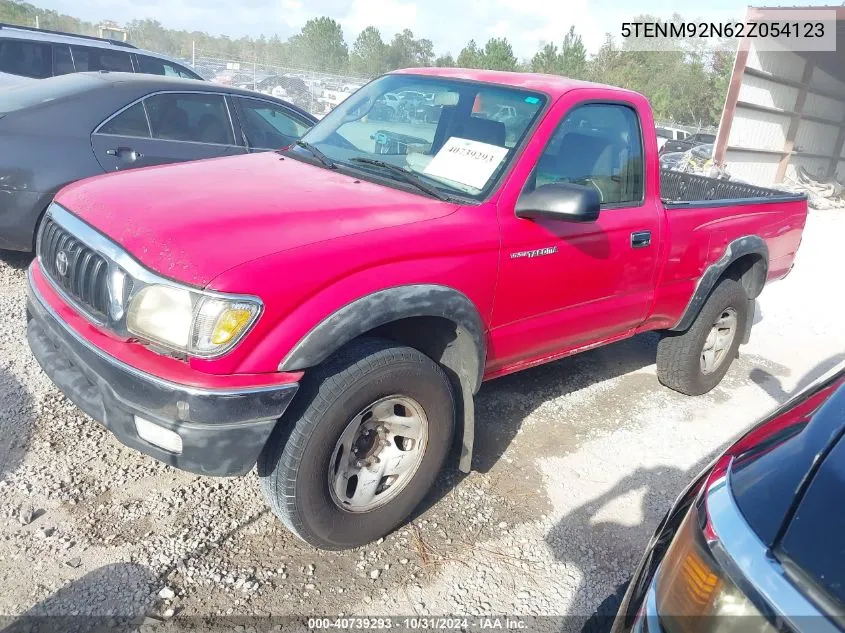 2002 Toyota Tacoma Prerunner VIN: 5TENM92N62Z054123 Lot: 40739293