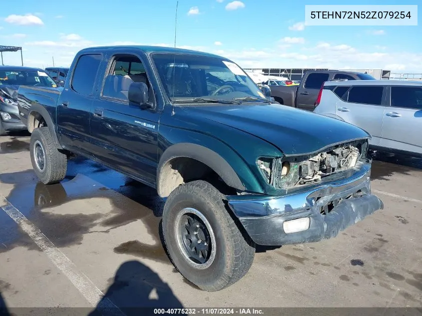 2002 Toyota Tacoma Double Cab VIN: 5TEHN72N52Z079254 Lot: 40775232