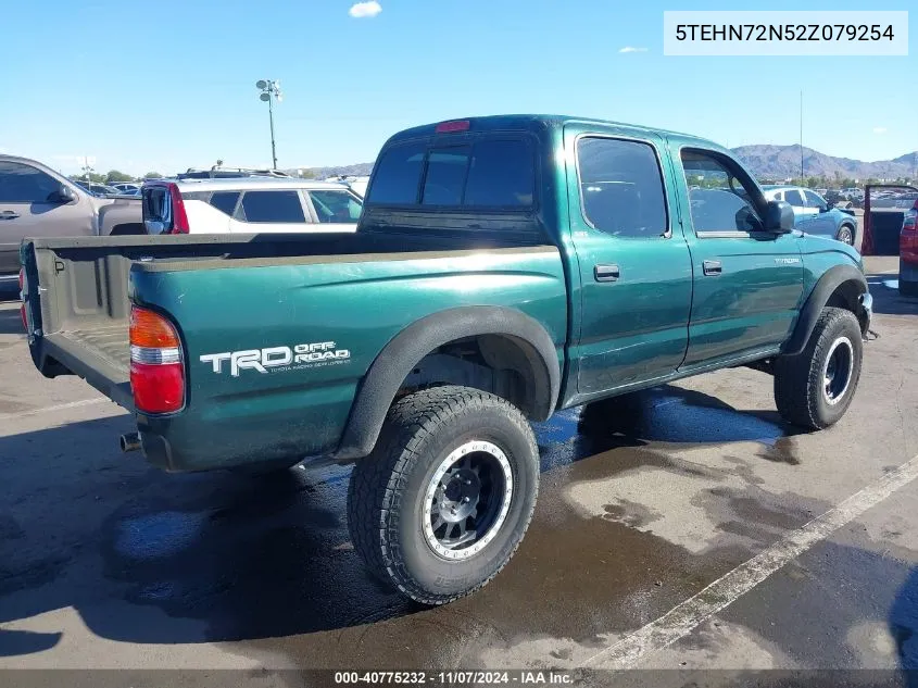 2002 Toyota Tacoma Double Cab VIN: 5TEHN72N52Z079254 Lot: 40775232