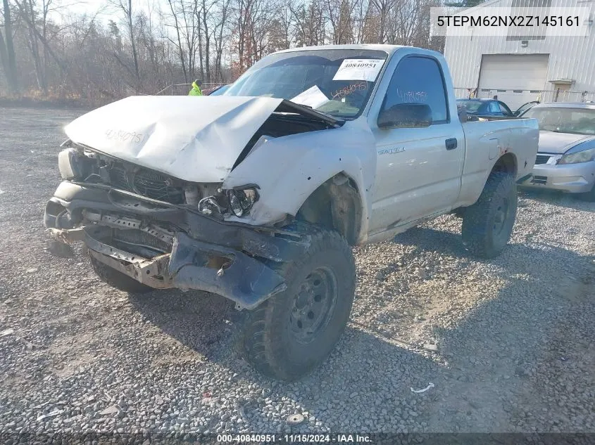 2002 Toyota Tacoma VIN: 5TEPM62NX2Z145161 Lot: 40840951