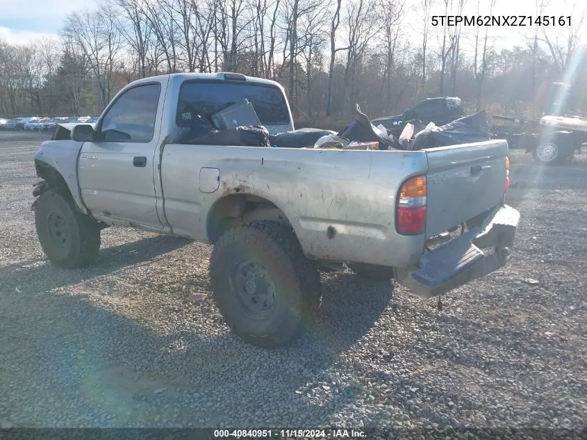 2002 Toyota Tacoma VIN: 5TEPM62NX2Z145161 Lot: 40840951