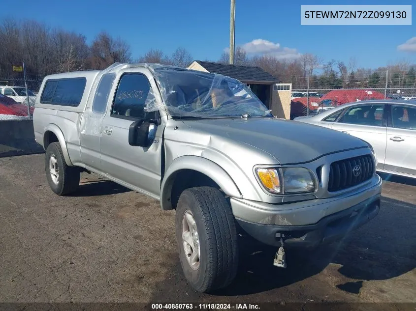 2002 Toyota Tacoma VIN: 5TEWM72N72Z099130 Lot: 40850763