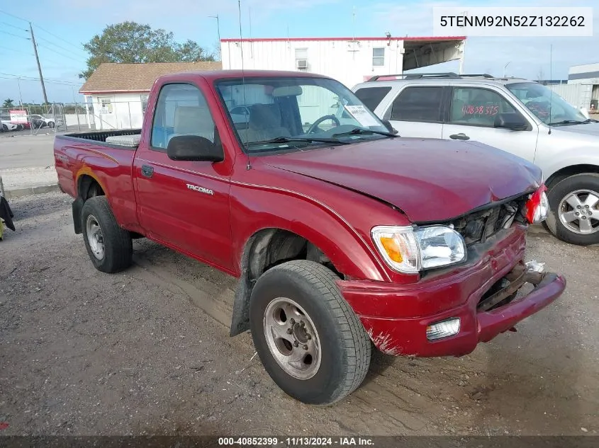 2002 Toyota Tacoma Prerunner VIN: 5TENM92N52Z132262 Lot: 40852399