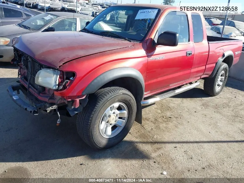 5TESN92NX2Z128658 2002 Toyota Tacoma Prerunner V6