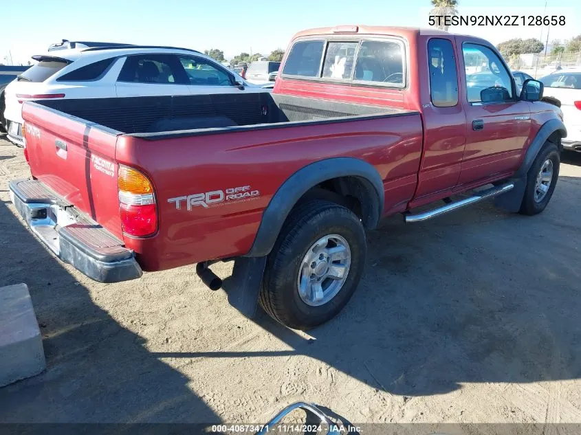 5TESN92NX2Z128658 2002 Toyota Tacoma Prerunner V6