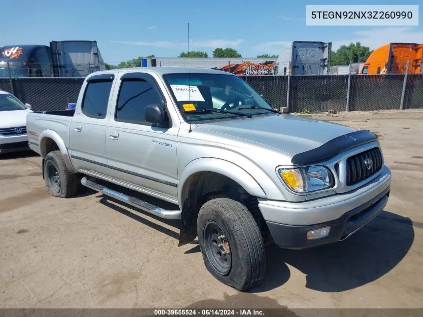 2003 Toyota Tacoma Prerunner V6 VIN: 5TEGN92NX3Z260990 Lot: 39655524