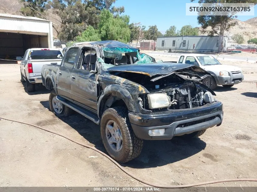 2003 Toyota Tacoma Prerunner V6 VIN: 5TEGN92N63Z163785 Lot: 39770174