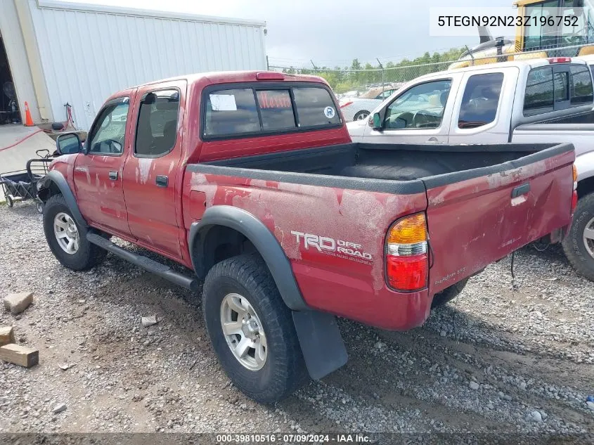 5TEGN92N23Z196752 2003 Toyota Tacoma Prerunner V6