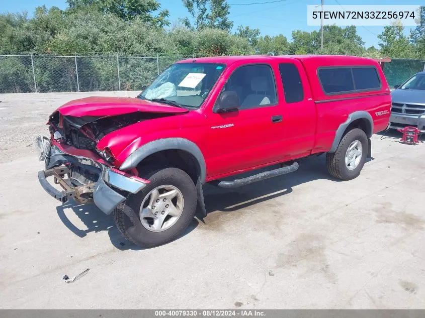 5TEWN72N33Z256974 2003 Toyota Tacoma Base V6