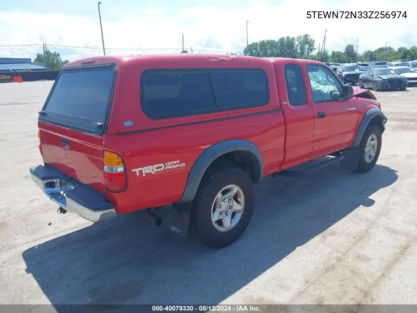 5TEWN72N33Z256974 2003 Toyota Tacoma Base V6