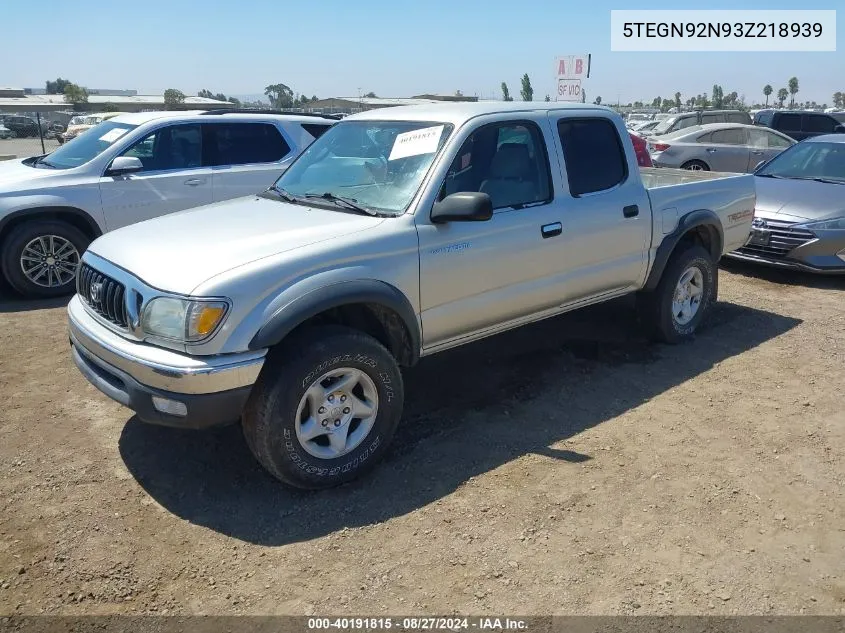 5TEGN92N93Z218939 2003 Toyota Tacoma Prerunner V6