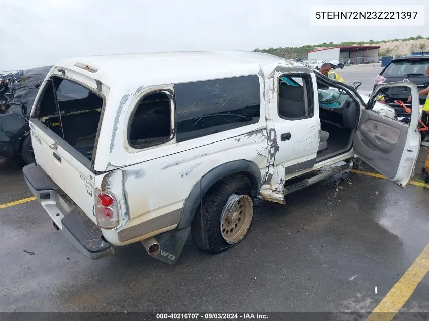 5TEHN72N23Z221397 2003 Toyota Tacoma Base V6