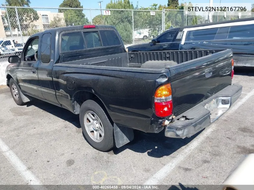 2003 Toyota Tacoma VIN: 5TEVL52N13Z167796 Lot: 40265458