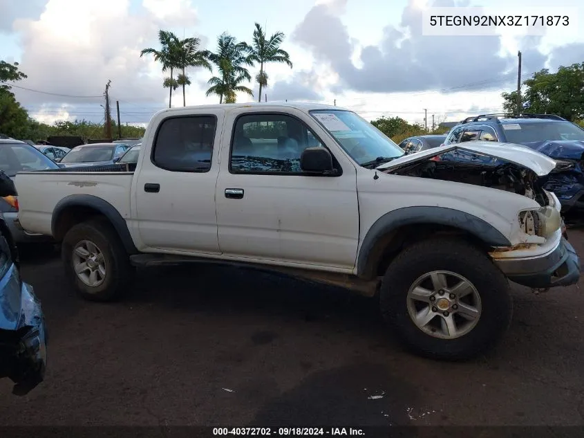 2003 Toyota Tacoma Prerunner V6 VIN: 5TEGN92NX3Z171873 Lot: 40372702