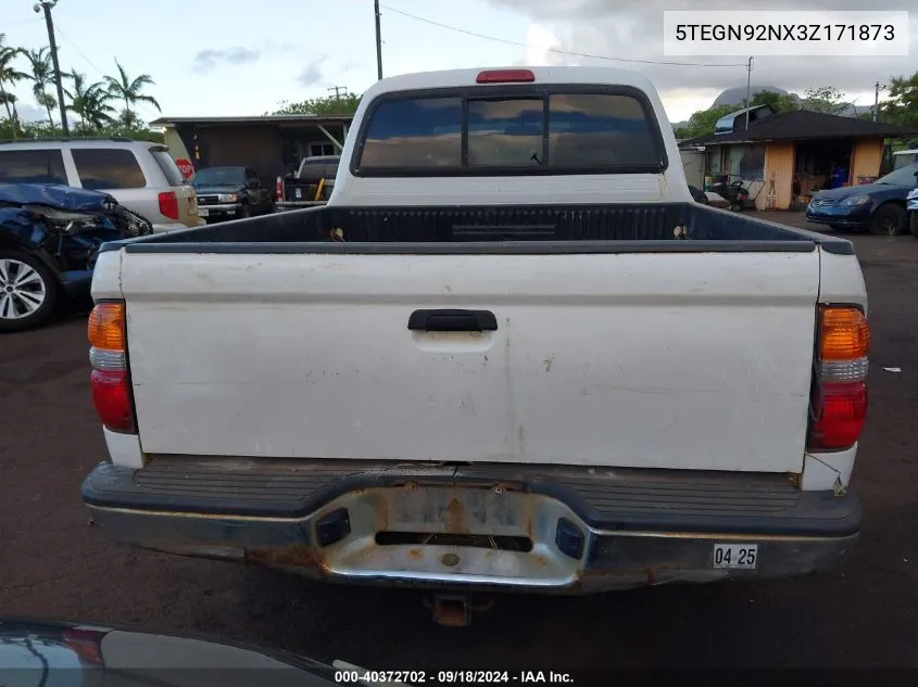 2003 Toyota Tacoma Prerunner V6 VIN: 5TEGN92NX3Z171873 Lot: 40372702