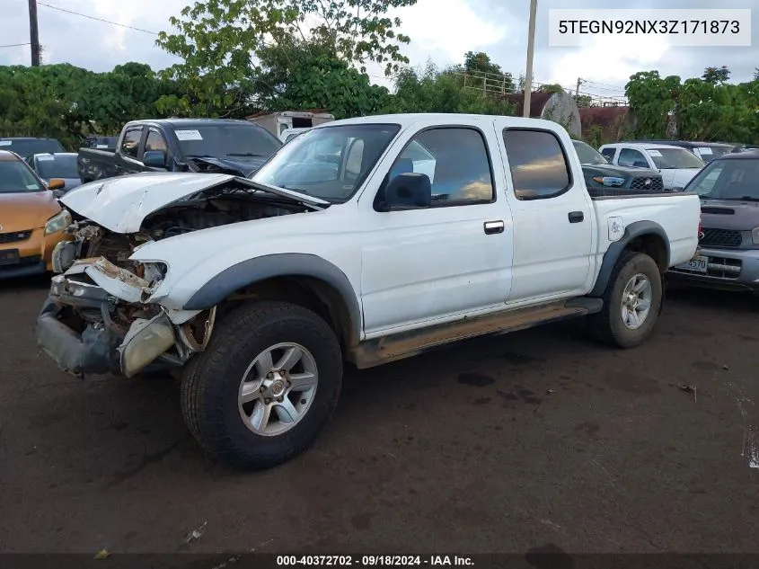 2003 Toyota Tacoma Prerunner V6 VIN: 5TEGN92NX3Z171873 Lot: 40372702