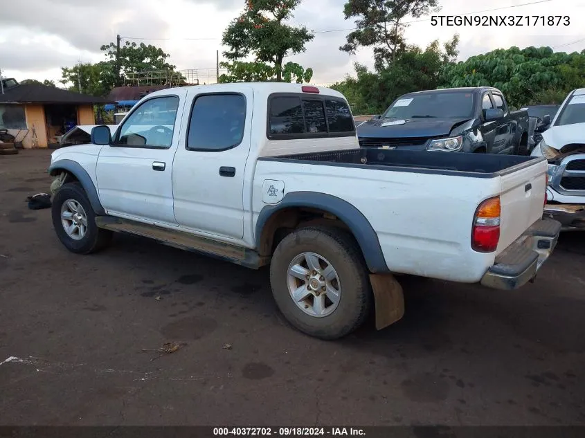 2003 Toyota Tacoma Prerunner V6 VIN: 5TEGN92NX3Z171873 Lot: 40372702