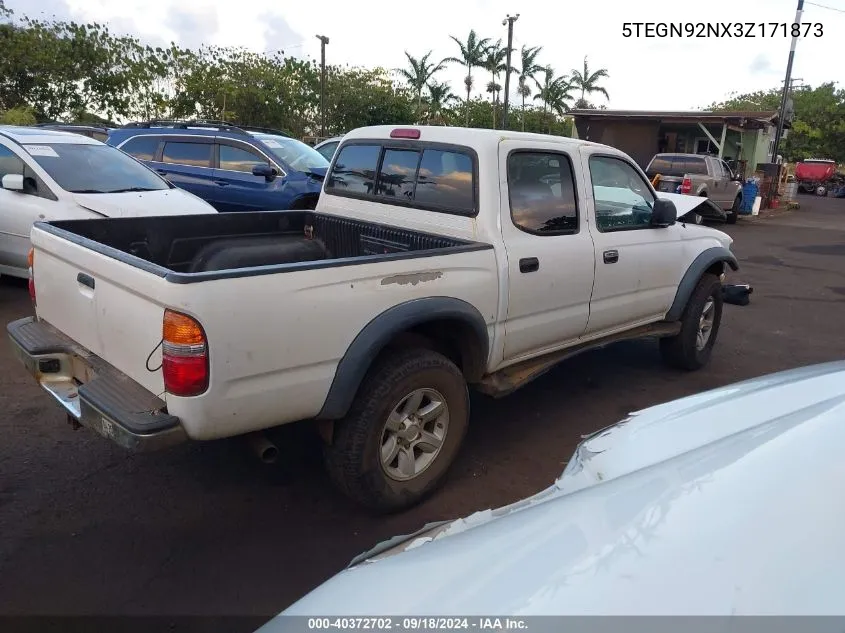 2003 Toyota Tacoma Prerunner V6 VIN: 5TEGN92NX3Z171873 Lot: 40372702