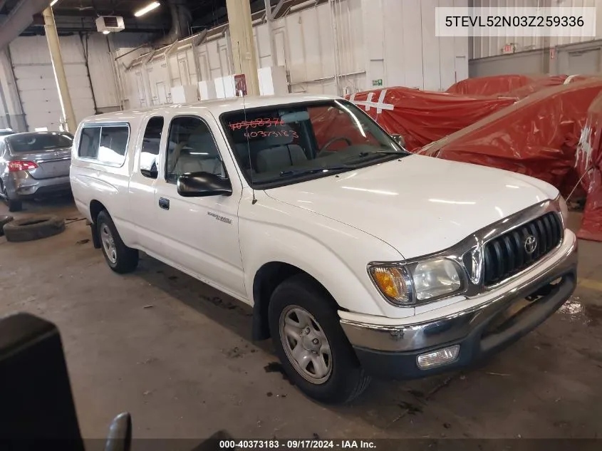 5TEVL52N03Z259336 2003 Toyota Tacoma