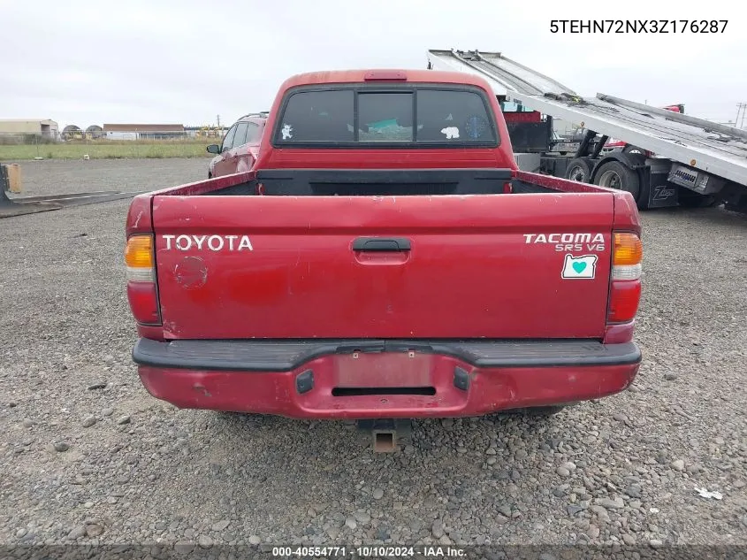 2003 Toyota Tacoma Base V6 VIN: 5TEHN72NX3Z176287 Lot: 40554771