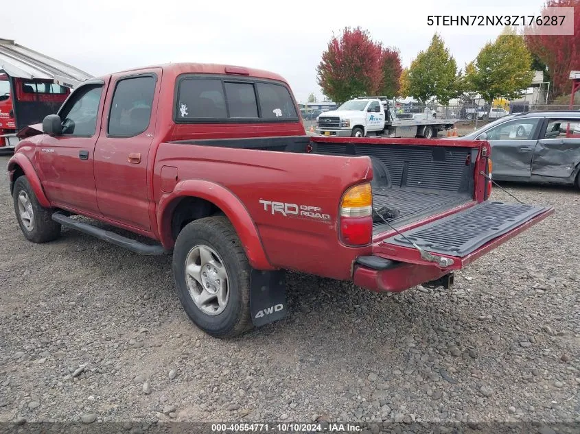 2003 Toyota Tacoma Base V6 VIN: 5TEHN72NX3Z176287 Lot: 40554771