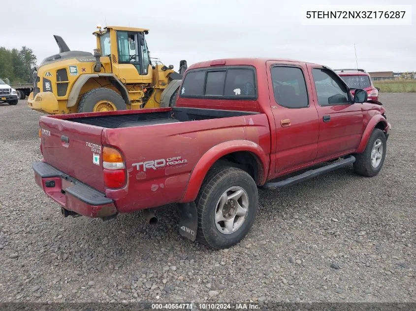 2003 Toyota Tacoma Base V6 VIN: 5TEHN72NX3Z176287 Lot: 40554771