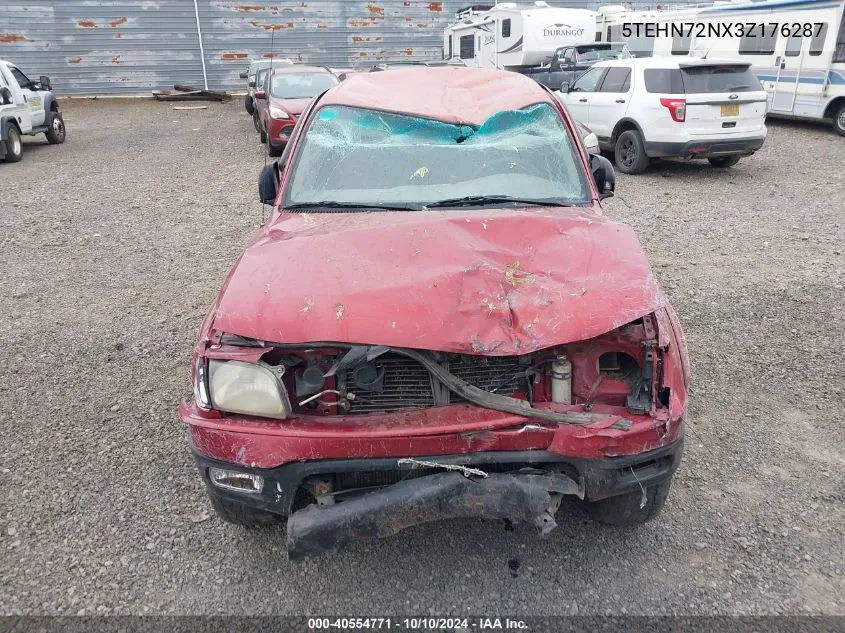 2003 Toyota Tacoma Base V6 VIN: 5TEHN72NX3Z176287 Lot: 40554771