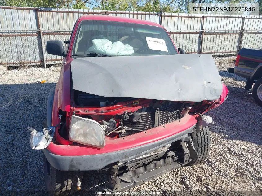 2003 Toyota Tacoma Base V6 VIN: 5TEHN72N93Z275845 Lot: 40609604