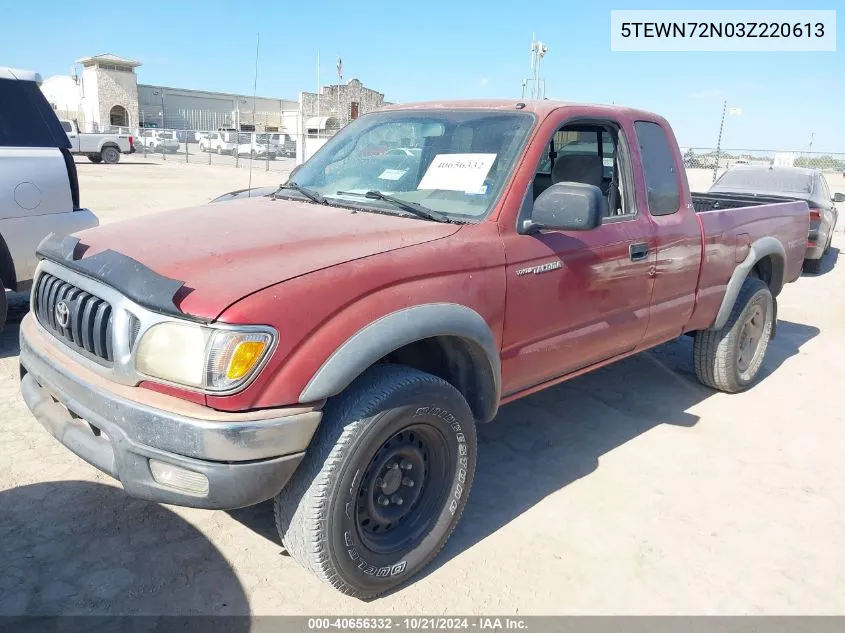 5TEWN72N03Z220613 2003 Toyota Tacoma Base V6