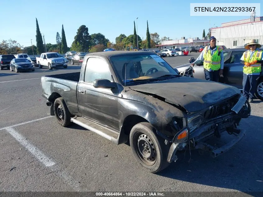 2003 Toyota Tacoma VIN: 5TENL42N23Z293367 Lot: 40664864