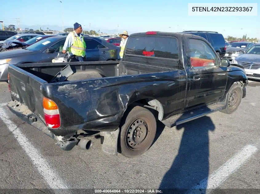 2003 Toyota Tacoma VIN: 5TENL42N23Z293367 Lot: 40664864