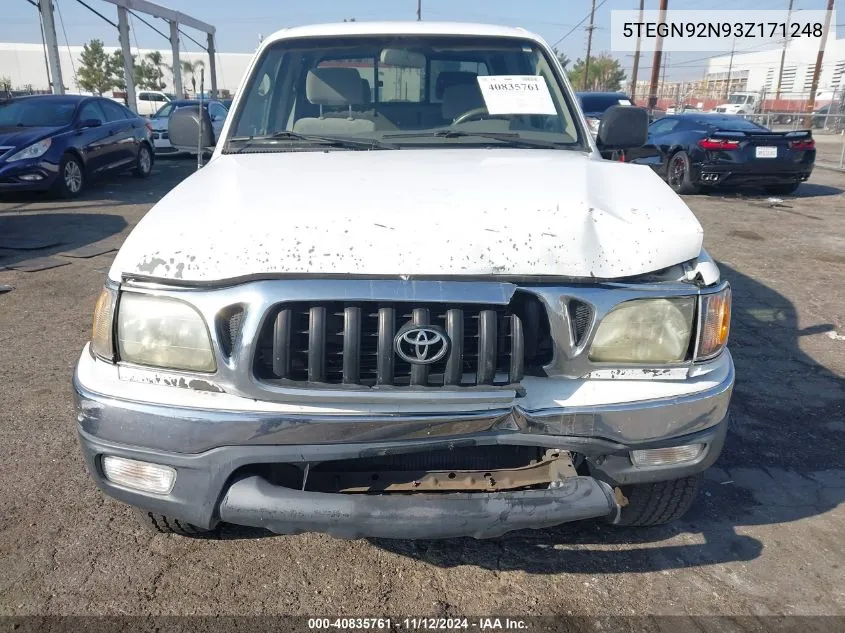 2003 Toyota Tacoma Prerunner V6 VIN: 5TEGN92N93Z171248 Lot: 40835761