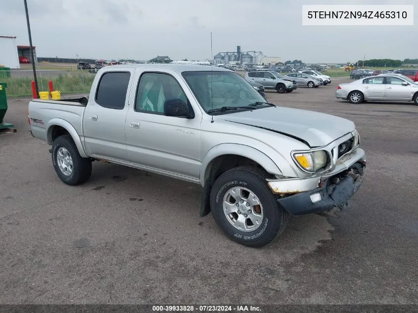 2004 Toyota Tacoma Base V6 VIN: 5TEHN72N94Z465310 Lot: 39933828