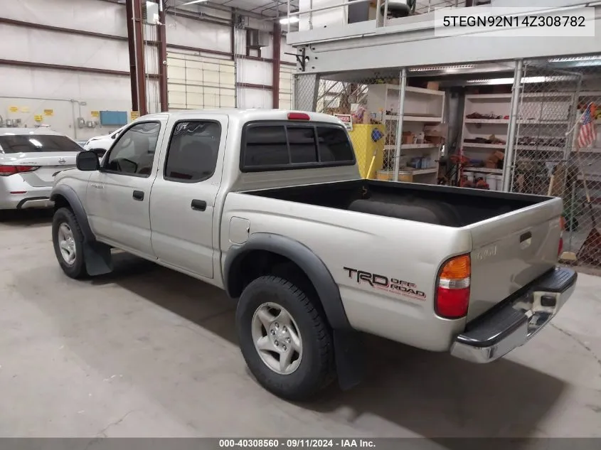 5TEGN92N14Z308782 2004 Toyota Tacoma Prerunner V6