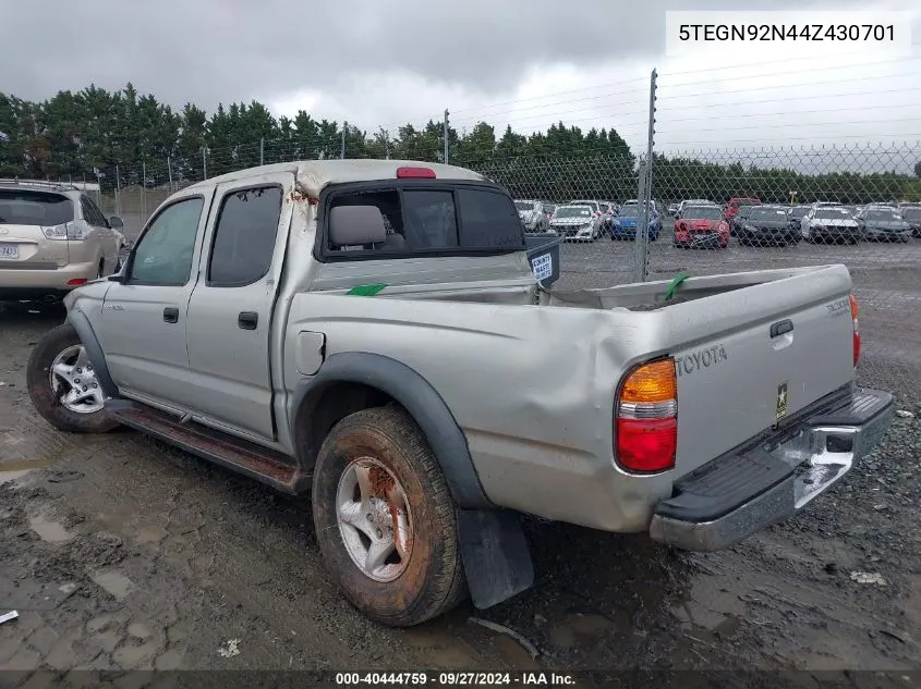 5TEGN92N44Z430701 2004 Toyota Tacoma Prerunner V6