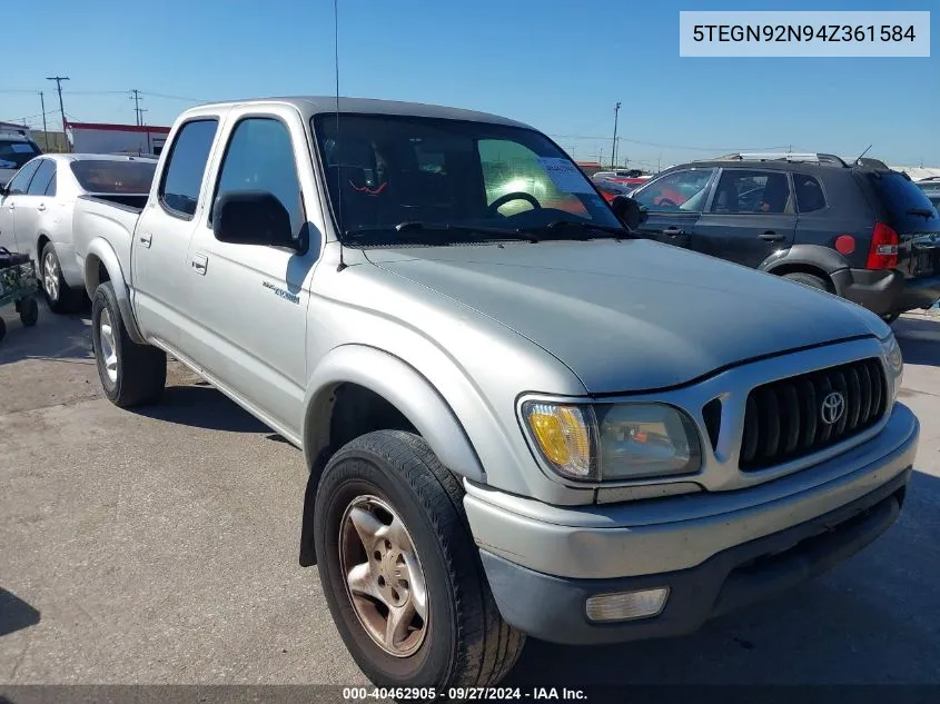 2004 Toyota Tacoma Prerunner V6 VIN: 5TEGN92N94Z361584 Lot: 40462905