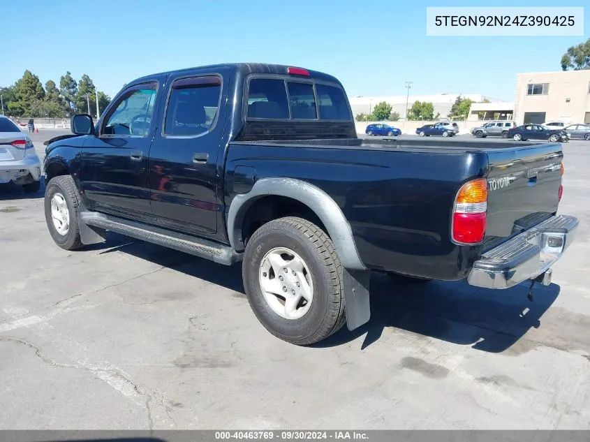 2004 Toyota Tacoma Prerunner V6 VIN: 5TEGN92N24Z390425 Lot: 40463769