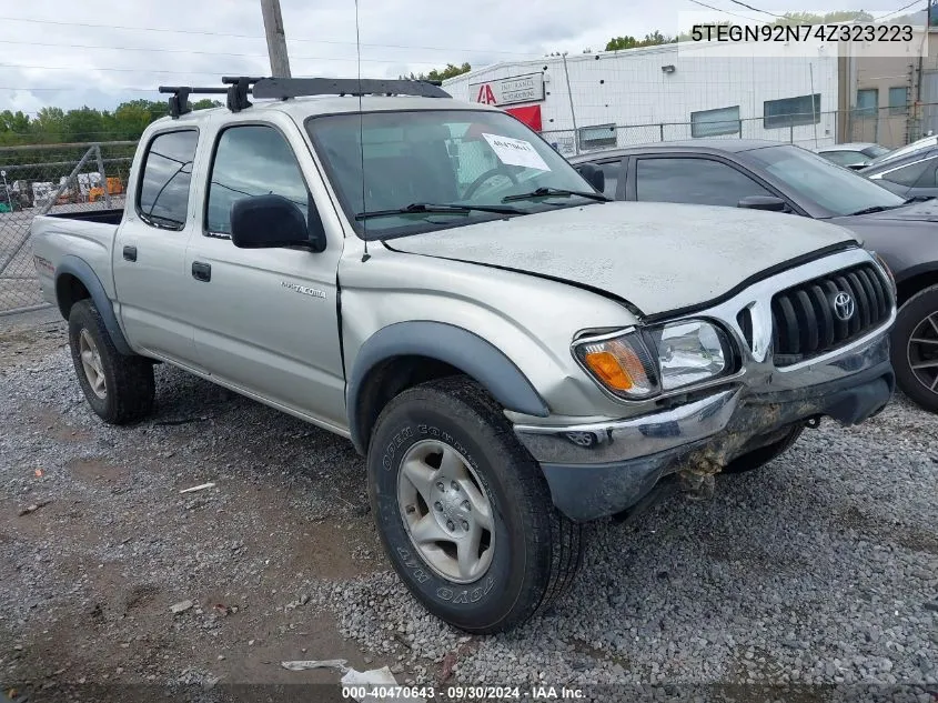 2004 Toyota Tacoma Prerunner V6 VIN: 5TEGN92N74Z323223 Lot: 40470643