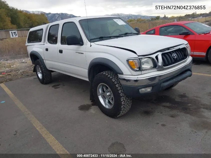 2004 Toyota Tacoma Base V6 VIN: 5TEHN72N04Z376855 Lot: 40872433