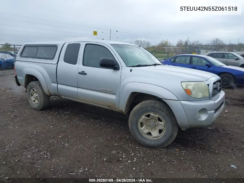 5TEUU42N55Z061518 2005 Toyota Tacoma Base V6