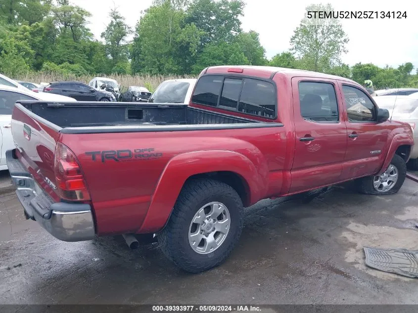 5TEMU52N25Z134124 2005 Toyota Tacoma Base V6