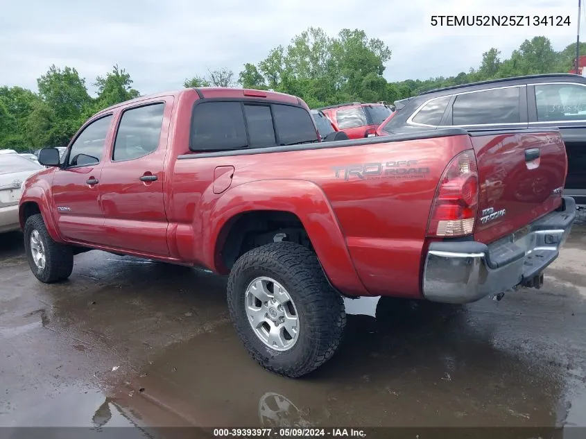 5TEMU52N25Z134124 2005 Toyota Tacoma Base V6