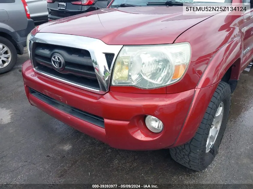 5TEMU52N25Z134124 2005 Toyota Tacoma Base V6