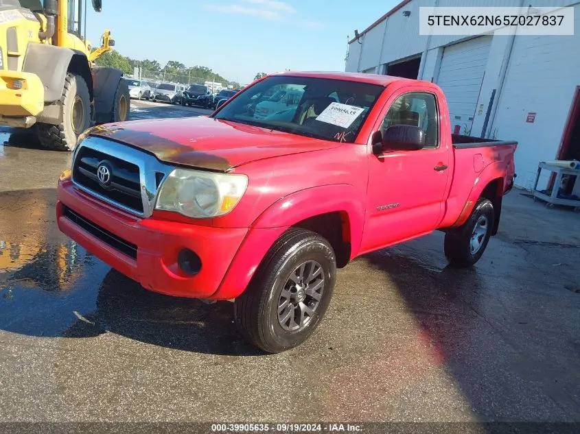 5TENX62N65Z027837 2005 Toyota Tacoma Prerunner