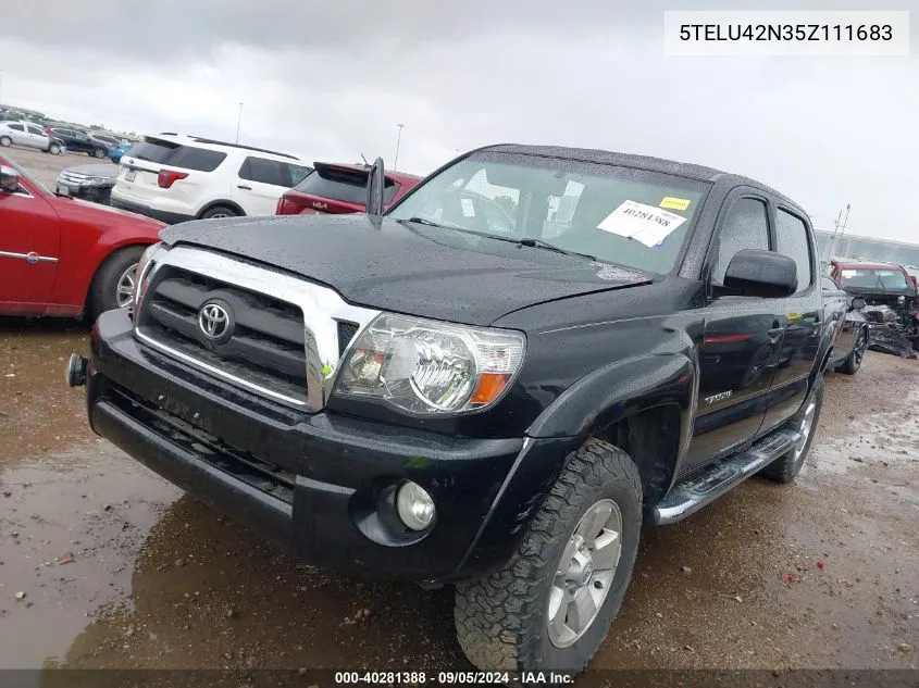 5TELU42N35Z111683 2005 Toyota Tacoma Base V6